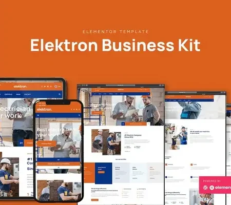 Elektron – Electric Company & Business Elementor Template Kit