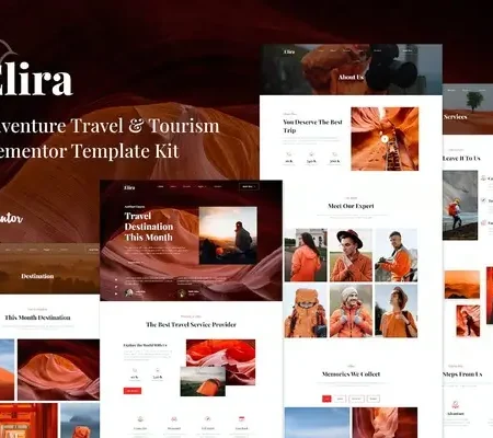 Elira – Adventure Travel & Tourism Elementor Template Kit