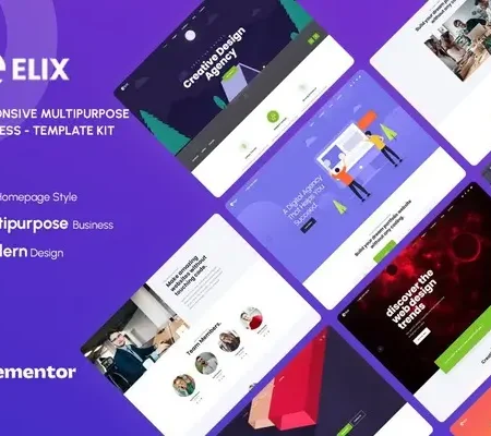 Elix – Responsive Multipurpose Creative Business Template Kit