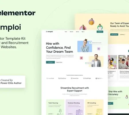 Emploi – Human Resources & Recruitment Agency Elementor Template Kit
