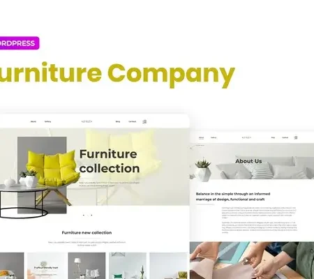 Enkel – Furniture Company Template Kit