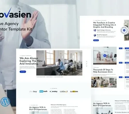 Enovasien – Creative Agency Elementor Pro Template Kit