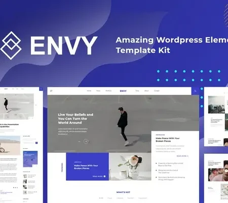 Envy – News Magazine Elementor Template Kit