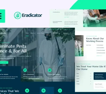 Eradicator – Pest Control Services Elementor Pro Template Kit