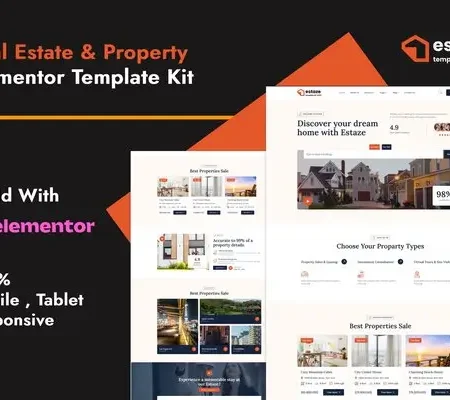 Estaze – Real Estate & Property Elementor Template Kit