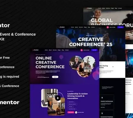 Evato – Business Event & Conference Template Kit