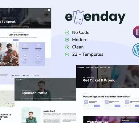 Evenday – Event Management & Expo Orgaziner Elementor Pro Template Kit