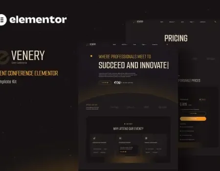 Evenery – Event Conference Elementor Template Kit