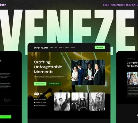 Evenizer – Event Organizer Elementor Template Kit