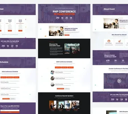 Eventer – Meetup & Conference Elementor Template Kit