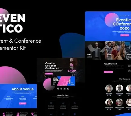 Eventico – Event & Conference Elementor Template Kit