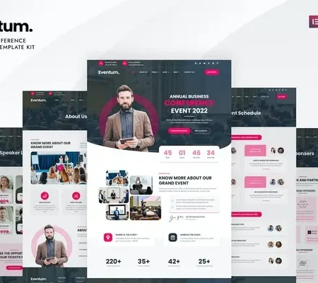 Eventum – Event & Conference Elementor Template Kit