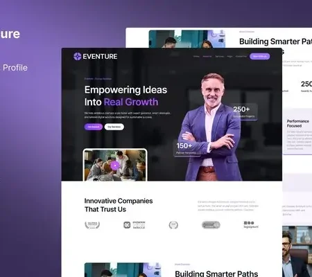 Eventure – Startup Business Company Profile Website Elementor Template Kit