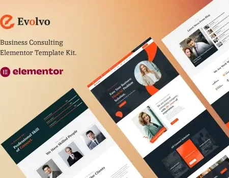 Evolvo – Business Consulting Elementor Template Kit