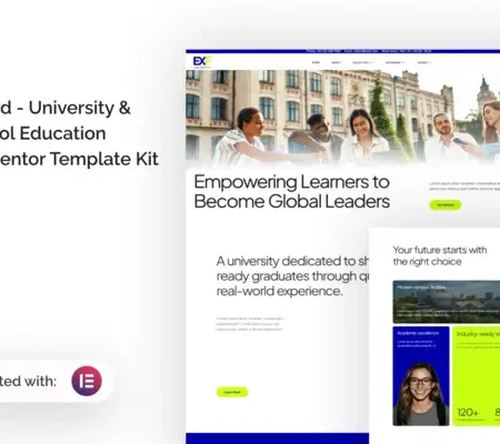 Exford – University & School Education Elementor Template Kit