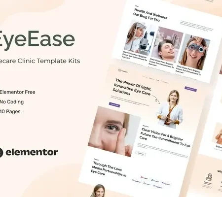 EyeEase – Eyecare Clinic Template Kits