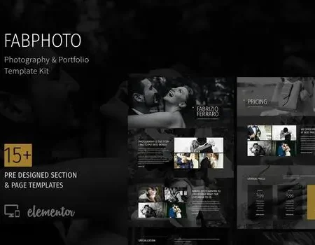 FabPhoto – Photography and Portfolio Template Kit