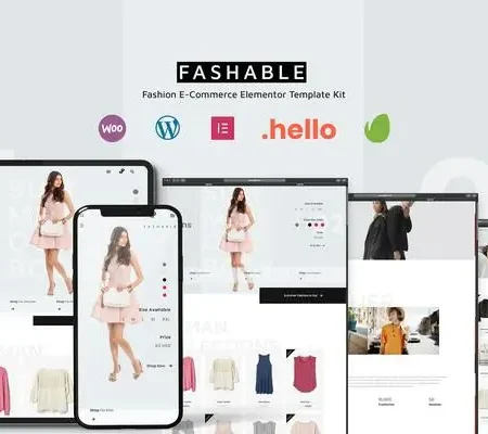 Fashable – Stylist eCommerce Elementor Template Kit