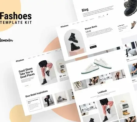 Fashoes – Minimal Fashion Store Elementor Template Kit