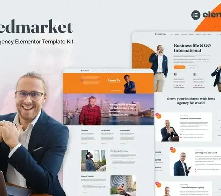 Feedmarket – Digital Agency Elementor Template Kit