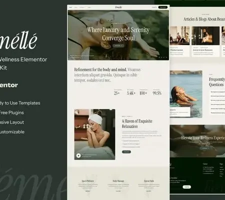 Femelle – Spa & Wellness Elementor Template Kit