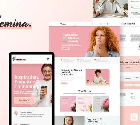 Femina – Feminine Business Elementor Template Kit