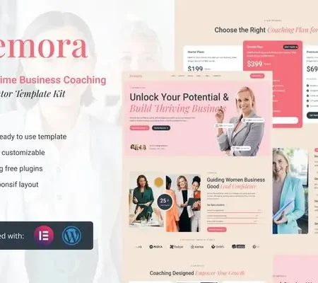 Femora – Feminime Business Coaching Elementor Template Kit