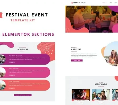Festival Events – Elementor Template Kit