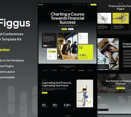 Figgus – Finance & Investment Elementor Template Kit