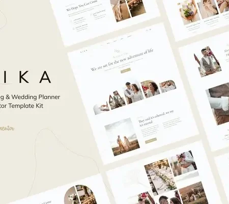 Fika – Wedding & Wedding Planner Elementor Template Kit