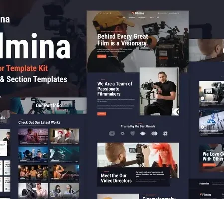 Filmina – Filmmakers & Videographer Elementor Template Kit