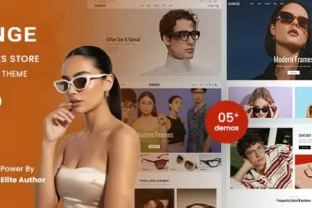 Ginge - Glasses Store Shopify 2.0 Theme