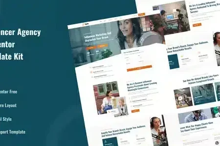Inplu Influencer Elementor Template Kit