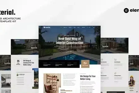 Interial Architecture Elementor Template Kit