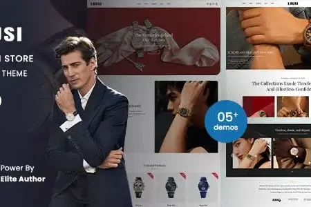 Lousi - Watch Store Shopify 2.0 Theme