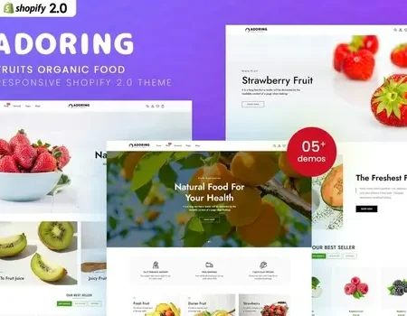 Adoring – Fruits Organic Food Shopify 2.0 Theme