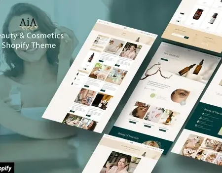 AIA – Beauty Cosmetics Shop Shopify Theme