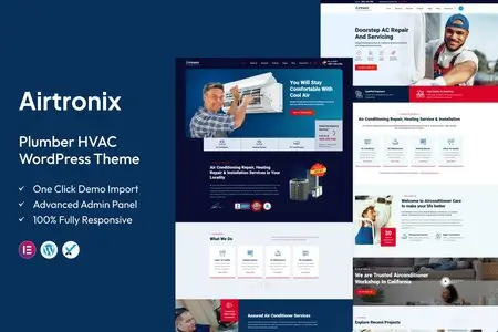 Airtronix – Plumber HVAC and Repairing WP Theme