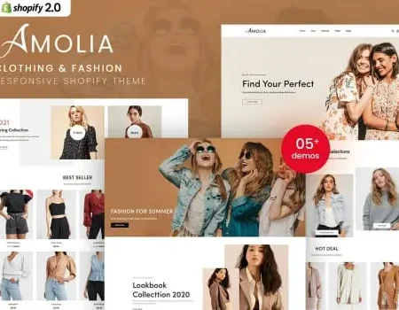 Amolia – Clothing & Fashion Shopify Theme
