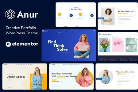 Anur – Portfolio WordPress Theme