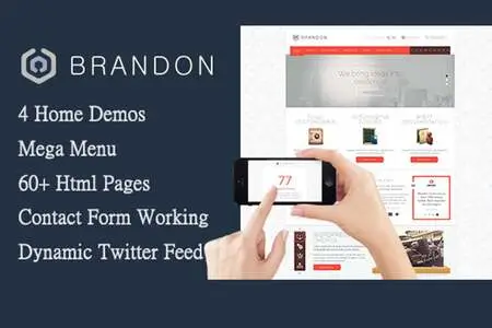 Brandon – Responsive Multi-Purpose HTML Template
