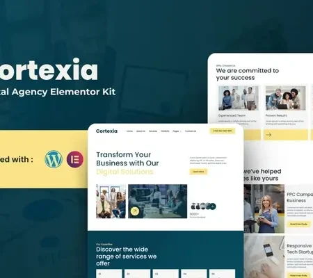 Cortexia – Digital Agency Elementor Template Kit