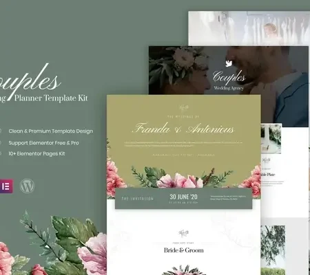 Couples – Wedding Planner Template Kit
