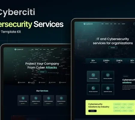 Cyberciti – Cyber Security Services Elementor Template Kit