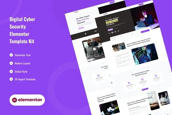cybra-digital-cyber-security-elementor-template-kit cybra digital cyber security elementor template kit