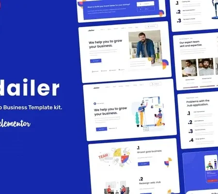 Dailer – Startup Elementor Template Kit