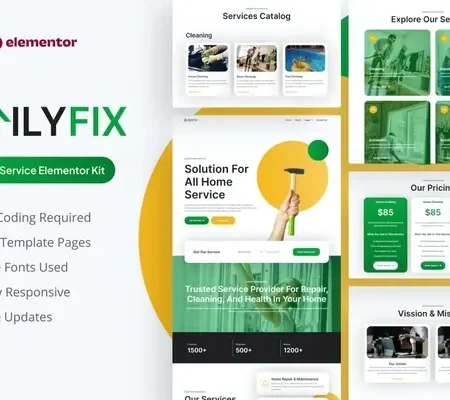 Dailyfix – Home Service Elementor Template Kit