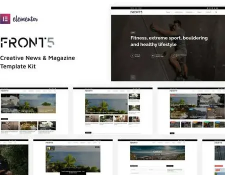 FrontFive – Creative News & Magazine Template Kit