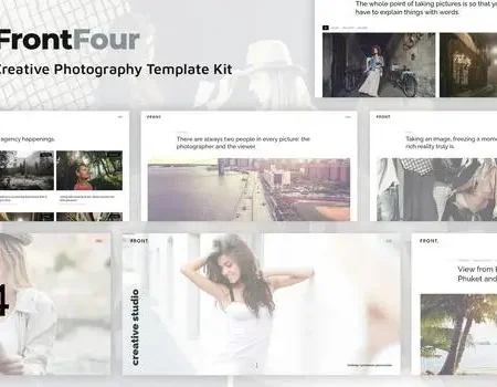 FrontFour – Creative Photography Template Kit