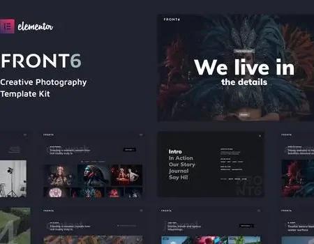 FrontSix – Creative Photography Template Kit